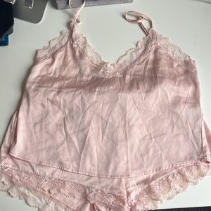 Pink Lingerie Sleep Set